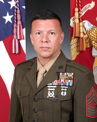 Portrait of Sergeant Major Christopher L. Rivera