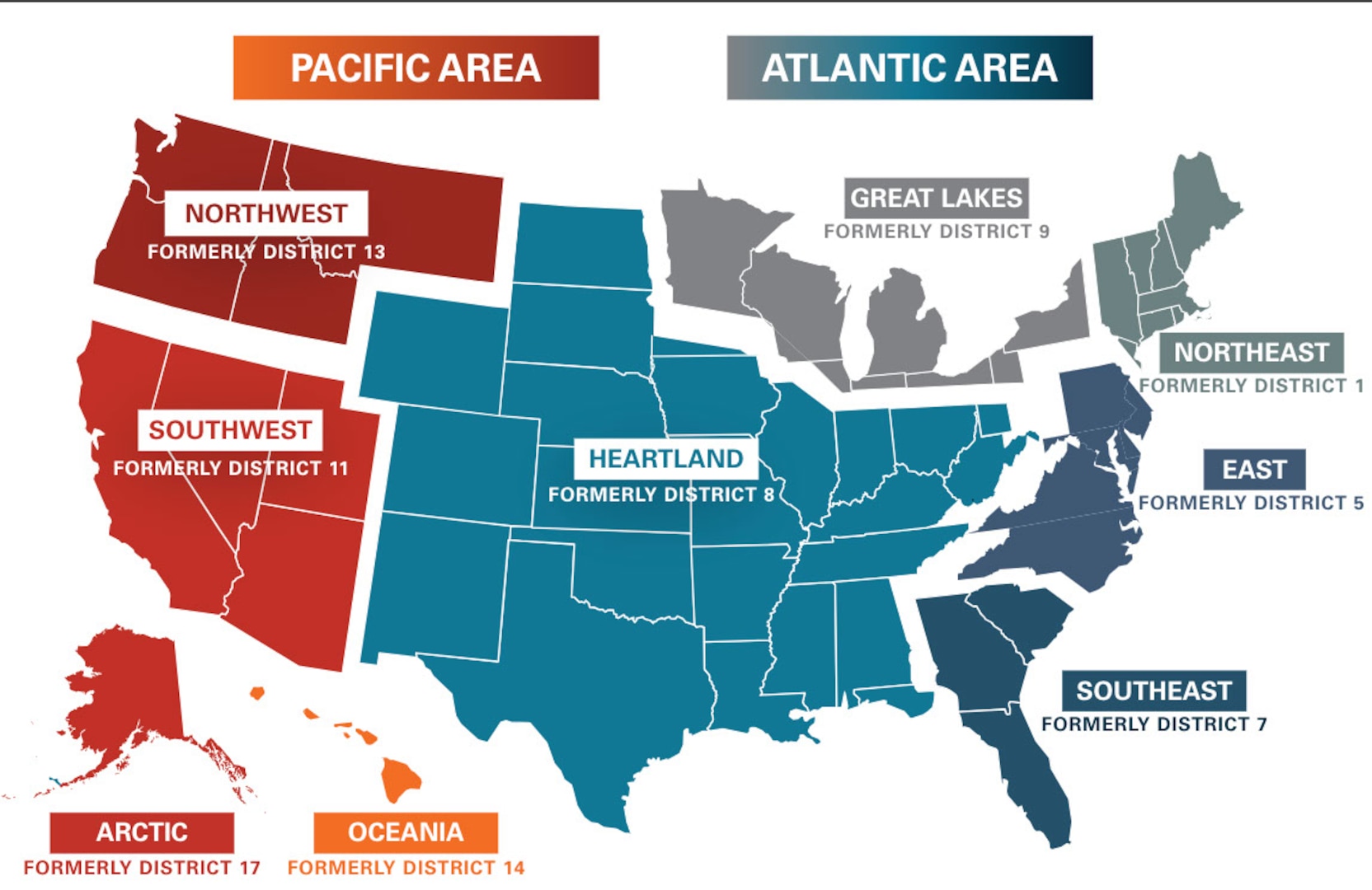 The U.S. Coast Guard announced, Thursday, the renaming of its operational districts from numerical to geographic designations, a key initiative under Force Design 2028 (FD2028). Within this Service-wide renaming initiative, Coast Guard District 7 will now be known as Coast Guard Southeast District.