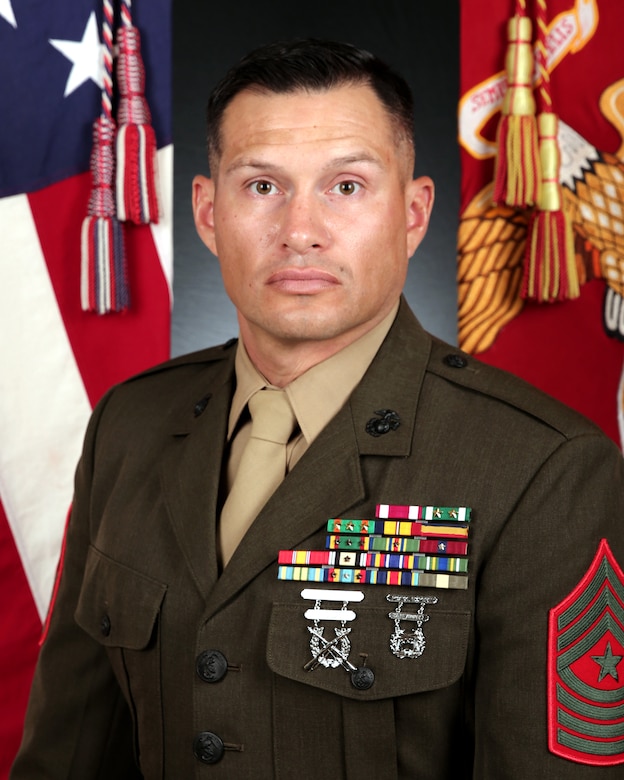 Sgt. Maj. Joshua J. Henderson assumed his post in July 2025.