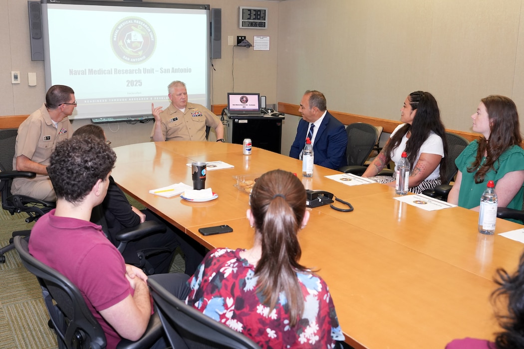 NREIP/SEAP Program Management visits NAMRU San Antonio