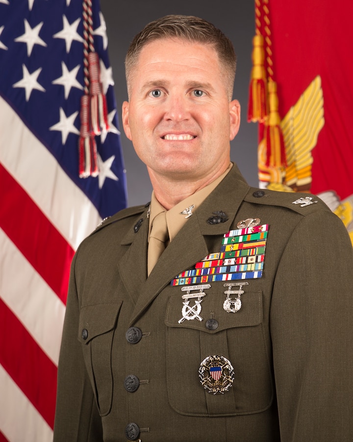 Col. J. P. Quinter command photo
