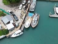 The U.S. Coast Guard, in close collaboration with the Guam Customs and Quarantine Agency, safely moor the 47-foot motor vessel Lucky Harvest in Agana Boat Basin after a tow from offshore on July 1, 2025.