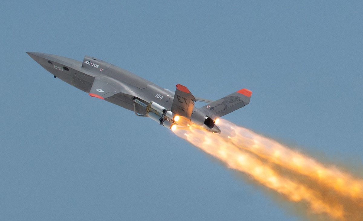 U.S. Air Force XQ-58A Valkyrie in flight test