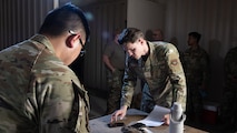 U.S. Airmen assigned to the 60th Contracting Squadron (CONS) and the 9th CONS came together for a bilateral contracting exercise at Travis Air Force Base, California, on June 27, 2025.