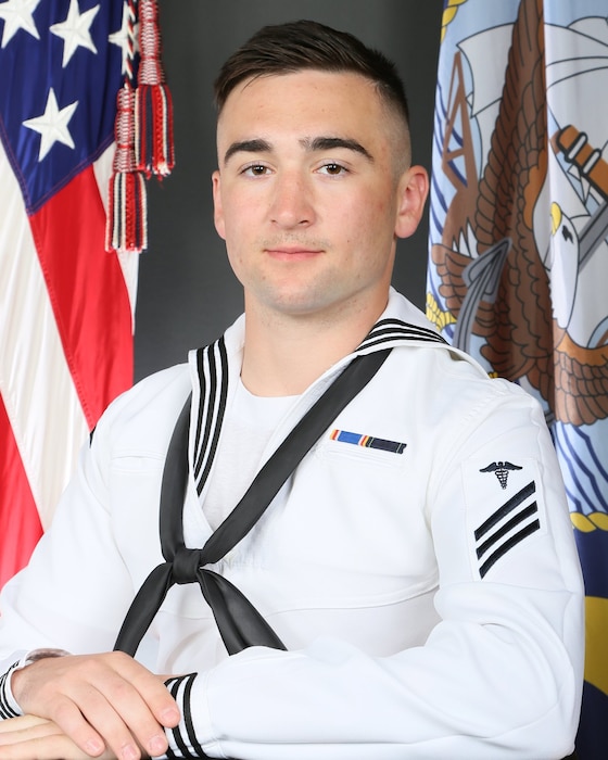 U.S. Navy Corpsman Mason Webb, a field medical service technician with 2nd Medical Battalion, 2nd Marine Logistics Group, and a native of Lapine, Oregon, was selected as the 2nd MLG Warrior of the Week at Marine Corps Base Camp Lejeune, North Carolina, June 30, 2025.  Webb’s command selected him as warrior of the week for his work ethic, high standard of patient care, and his constant hunger to learn more. Each week, 2nd MLG recognizes one outstanding Marine or Sailor that goes above and beyond in their duties and embodies the qualities of an outstanding service member. (Courtesy Photo sent from HN Mason Webb)