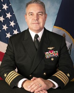 Service Dress Blue Photo for CO of TTGL