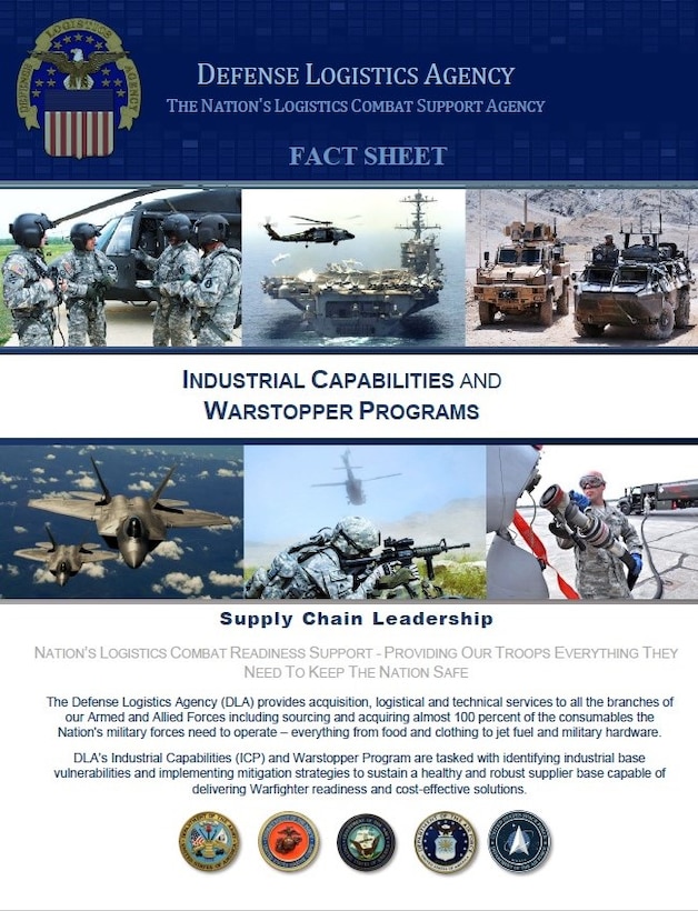 Industrial Capabilities and Warstopper Programs Fact Sheet