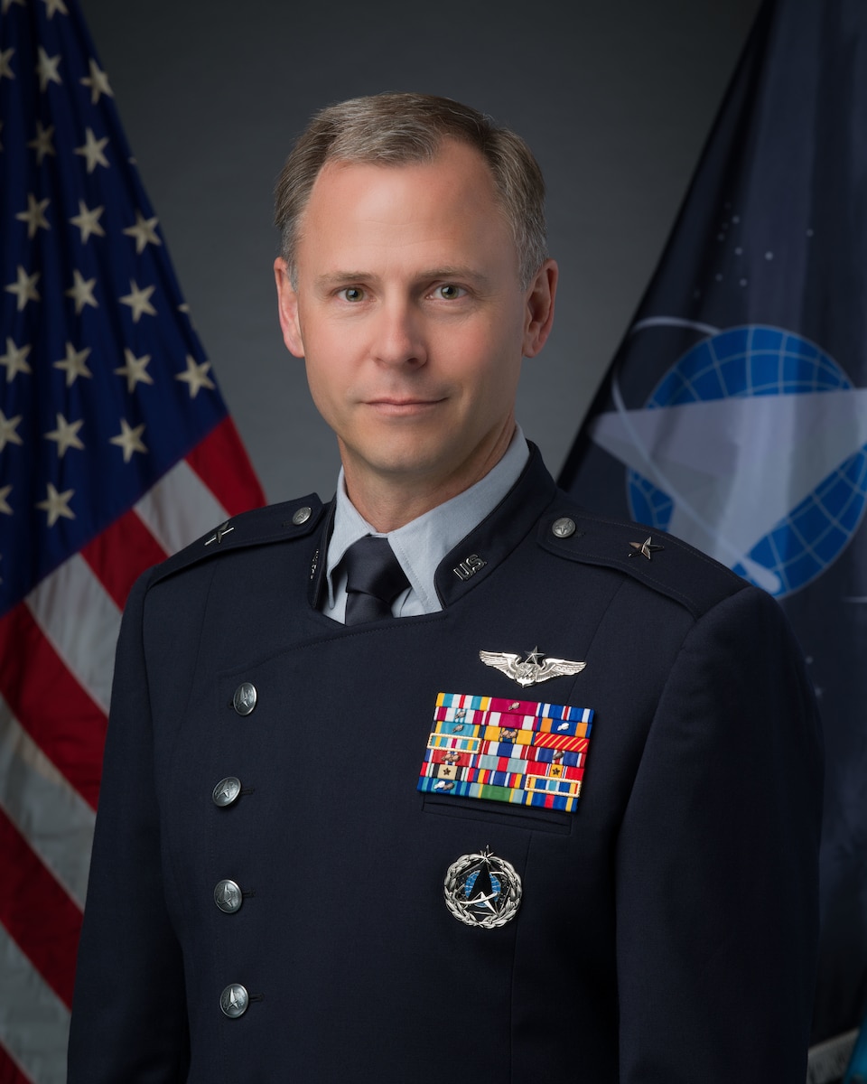 This is the official portrait of Brig. Gen. Nick Hague.