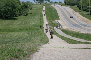 This week kicks off the 1st Infantry Division's Best Squad Competition, May 27-30, 2025, on Fort Riley, KS. Squads competed in a mystery event consisting of a supply movement followed by multiple weapons reassembly. (U.S. Army photos by Sgt. Tyler Selige)