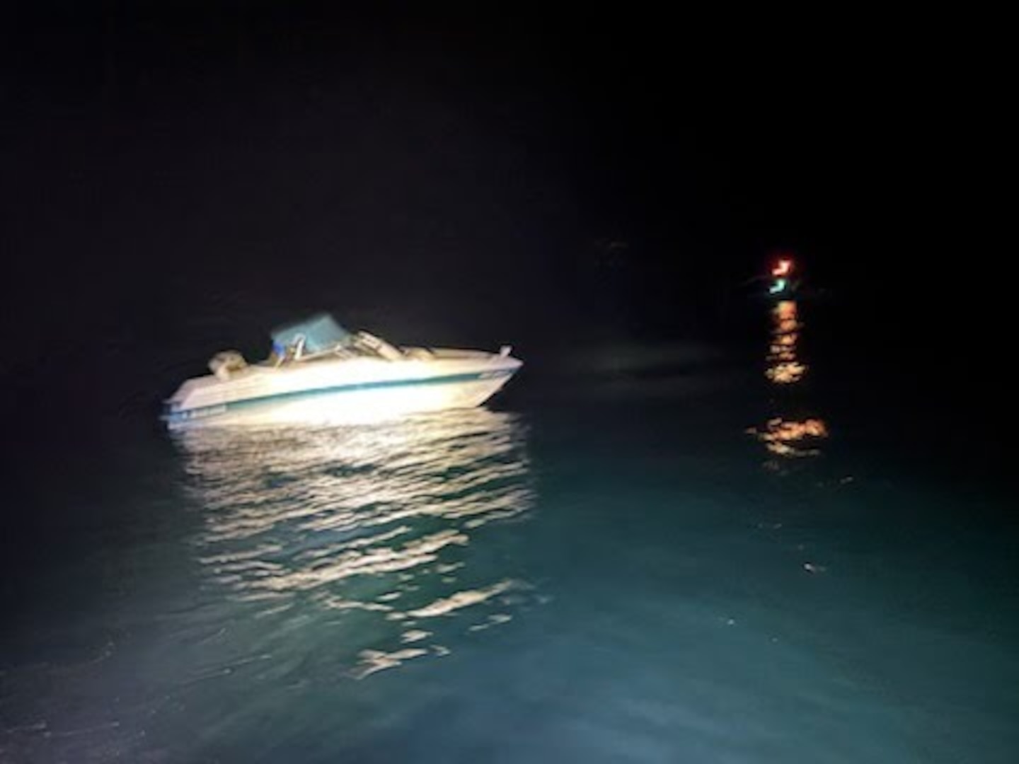 SAN DIEGO – Coast Guard Station San Diego interdicted seven suspected aliens aboard a 20-foot vessel approximately 7.5 miles west of Sunset Cliffs, Monday. 
At approximately 12:37 a.m., Coast Guard Sector San Diego watch-standers received a call from San Diego Lifeguards for a disabled vessel reporting it had been stranded for several hours. 
Coast Guard Cutter David Duren was diverted to the vessel to investigate. The David Duren’s boarding team discovered seven suspected aliens aboard the vessel, two of whom were minors. 
Four of the seven individuals had identification, six claimed Mexican nationality, and one claimed Chilean nationality.  All seven suspected aliens were taken into custody. 
The vessel and the suspected aliens were transported to Ballast Point to be transferred to the custody of Imperial Beach Border Patrol.