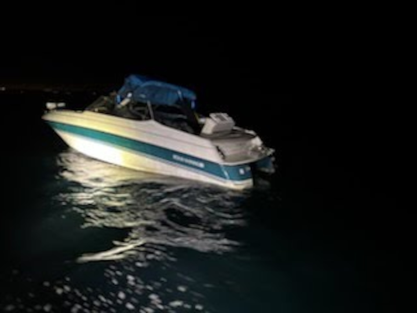 SAN DIEGO – Coast Guard Station San Diego interdicted seven suspected aliens aboard a 20-foot vessel approximately 7.5 miles west of Sunset Cliffs, Monday. 
At approximately 12:37 a.m., Coast Guard Sector San Diego watch-standers received a call from San Diego Lifeguards for a disabled vessel reporting it had been stranded for several hours. 
Coast Guard Cutter David Duren was diverted to the vessel to investigate. The David Duren’s boarding team discovered seven suspected aliens aboard the vessel, two of whom were minors. 
Four of the seven individuals had identification, six claimed Mexican nationality, and one claimed Chilean nationality.  All seven suspected aliens were taken into custody. 
The vessel and the suspected aliens were transported to Ballast Point to be transferred to the custody of Imperial Beach Border Patrol.