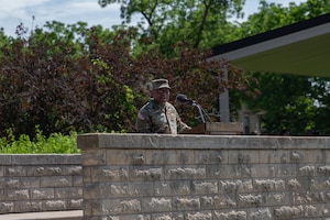 1st Armored Brigade Combat Team, 1st Infantry Division, held a change of command and change of responsibility ceremony on Cavalry Parade Field on Fort Riley, KS, June 18, 2025. U.S. Army Col. Ian J. Lauer transferred command to Col Mathew R. Kelley, and Command Sgt. Maj. Donald S. Collier transferred responsibility to Command Sgt. Maj. Michael J. Grossman. (U.S. Army photos by Sgt. Tyler Selige)