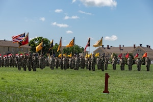 1st Armored Brigade Combat Team, 1st Infantry Division, held a change of command and change of responsibility ceremony on Cavalry Parade Field on Fort Riley, KS, June 18, 2025. U.S. Army Col. Ian J. Lauer transferred command to Col Mathew R. Kelley, and Command Sgt. Maj. Donald S. Collier transferred responsibility to Command Sgt. Maj. Michael J. Grossman. (U.S. Army photos by Sgt. Tyler Selige)