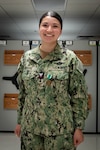 Naval Health Clinic Cherry Point bid Fair Winds and Following Seas to Hospital Corpsman Second Class Salma Moore on Monday, June 30, 2025.

From July 2022 to July 2025, Moore served as the Leading Petty Officer for the Patient Administration Department.    During her time here, she led 21 personnel in the processing of over 2,000 electronic health record uploads and the maintenance and security of over 6,000 patient records.

Moore received the Navy and Marine Corps Commendation Medal in recognition of her service to the MCAS Cherry Point community.