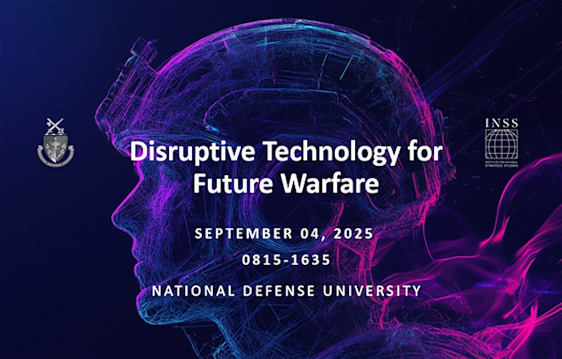 Cover Image for the Center for Disruptive Technology for Future Warfare Conference