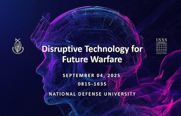 Cover Image for the Center for Disruptive Technology for Future Warfare Conference