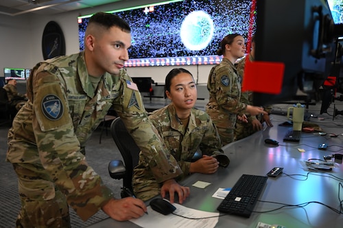 Service members observe data