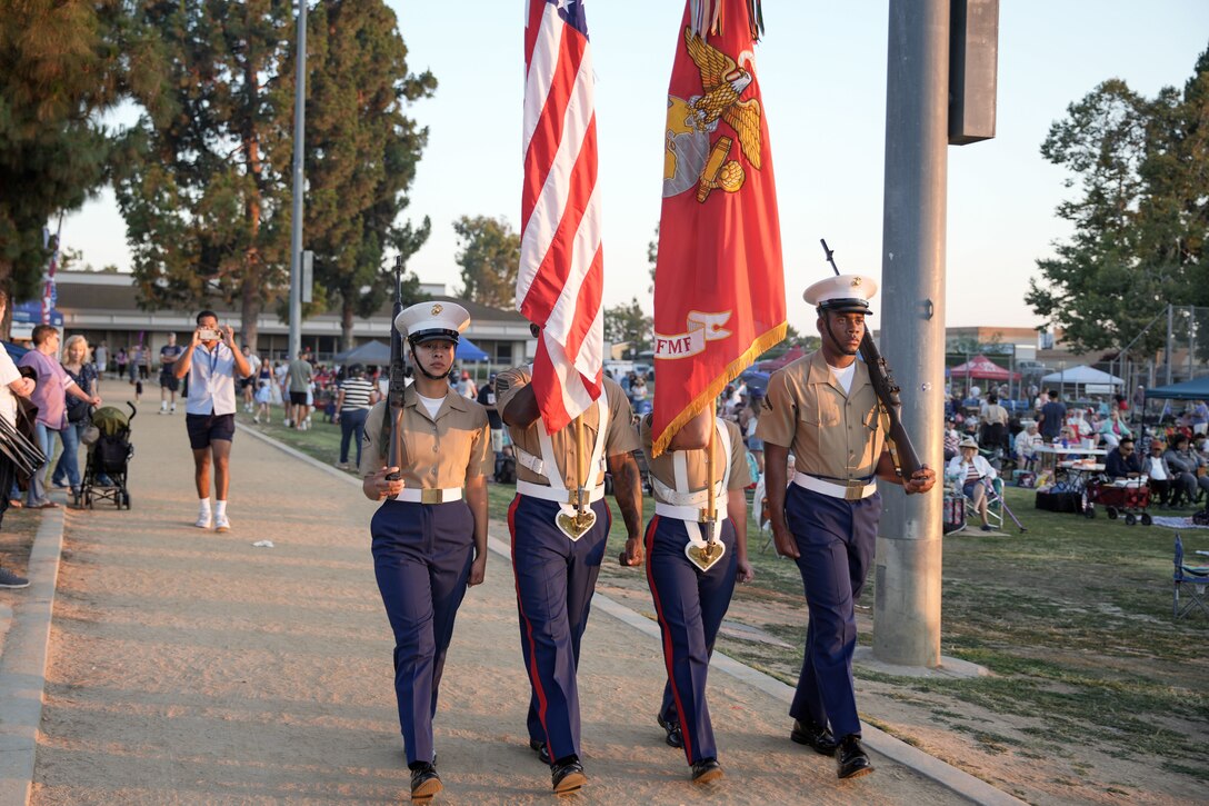 The celebration honored the nation’s founding and the service of those who protect its freedom. (U.S. Marine Corps photo by Lance Cpl. Aimee Jordan)