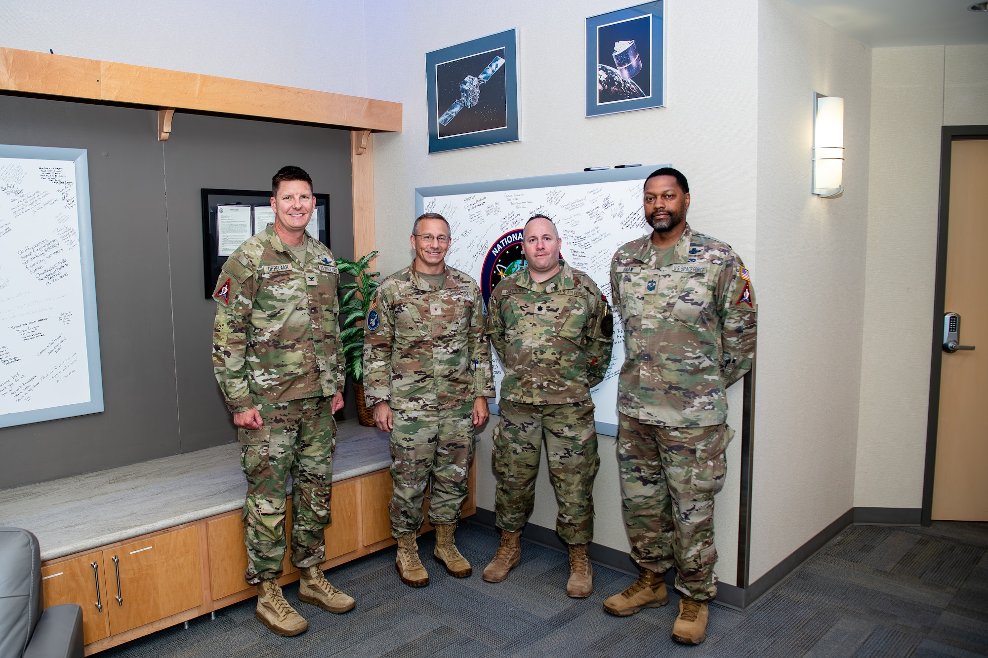 Group photo of military members in uniform