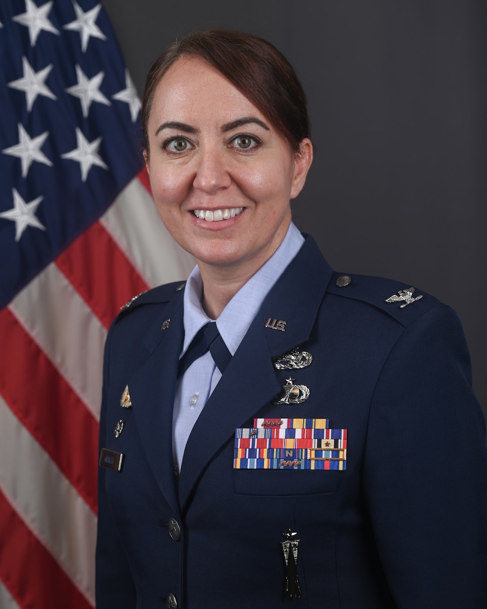 Col. Karen M. Gharst, 445th Maintenance Group commander. (U.S. Air Force photo by Patrick OReilly)
