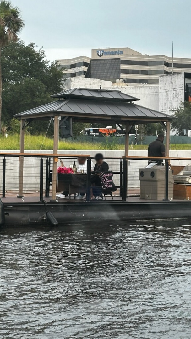A U.S. Coast Guard Station Mayport boat crew terminates the voyage of an illegal charter vessel operating on the St. Johns River in Jacksonville, Florida, July 4, 2025.