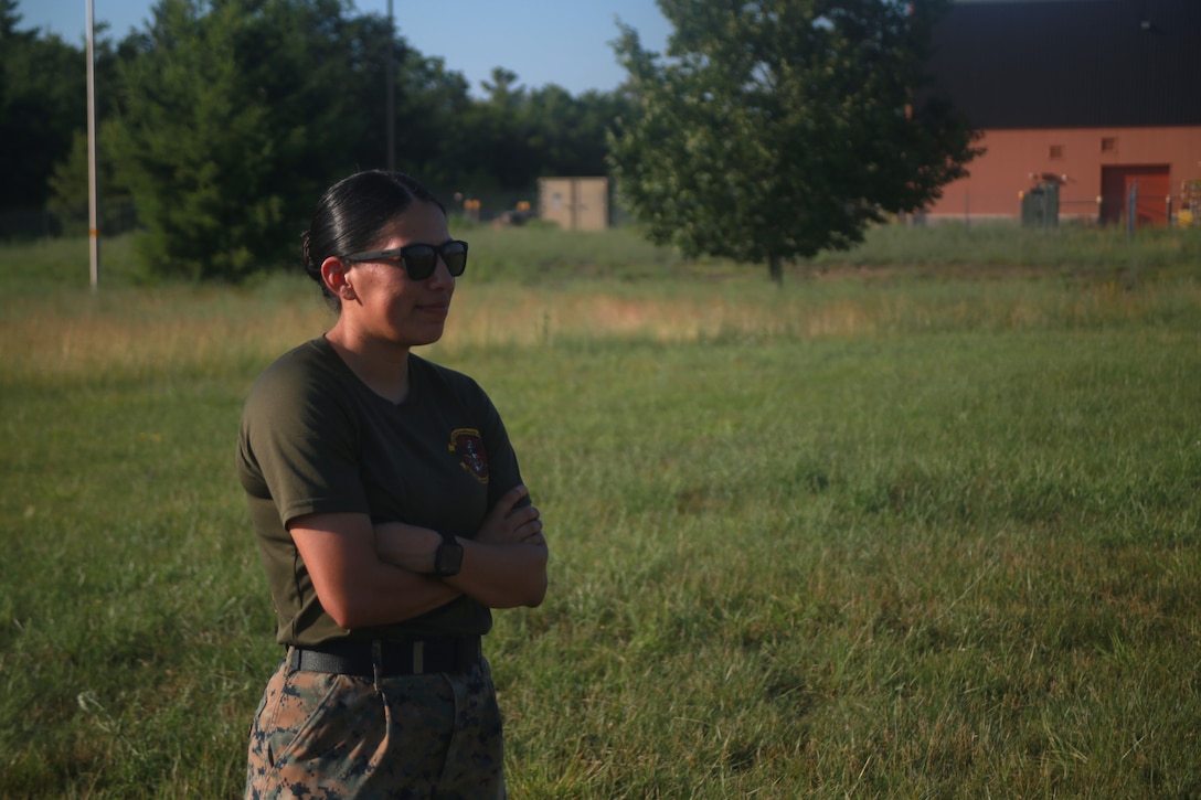 U.S. Marine Corps Capt. Maira Ramirez instructs a Marine Corps Martial Arts Program (MCMAP) course at Atlantic Alliance '25 (AA25) on July 6, 2025.

AA25 maintains Marine Corps capabilities while implementing ground support training such as MCMAP qualifications.

(U.S. Marine Corps photo by LCpl. Kenneth Lambert)