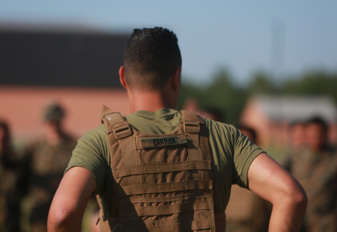 U.S. Marine Corps Sgt. Yazid Sakran instructs a Marine Corps Martial Arts Program (MCMAP) course at Atlantic Alliance '25 (AA25) on July 6, 2025.

AA25 maintains Marine Corps capabilities by implementing ground support training such as MCMAP qualifications.

(U.S. Marine Corps photo by LCpl. Kenneth Lambert)