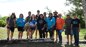 UOG, 36th CES and AAFB help protect the nesting sea turtles and other endangered species.