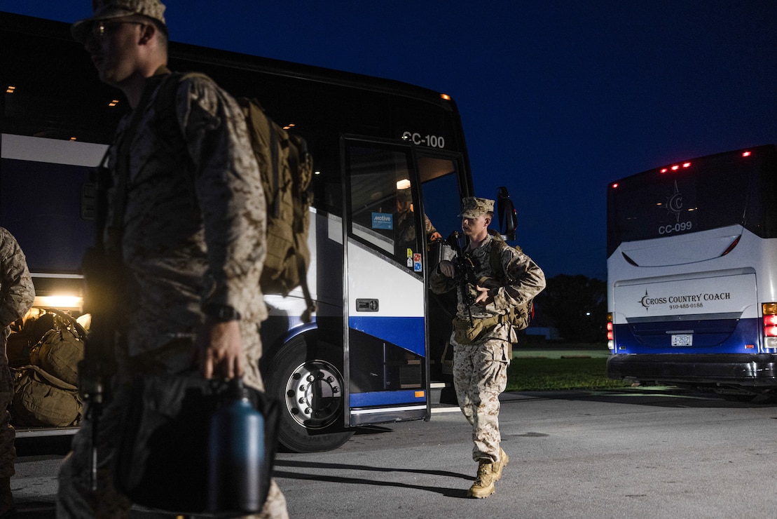 6th Marine Regiment Departure
