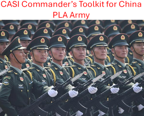 CASI Commander's Toolkit for China- Army article