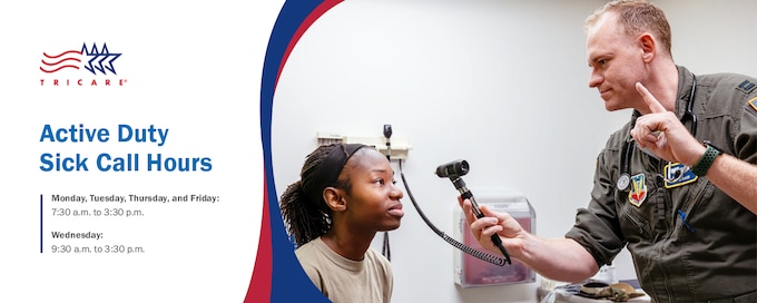 We updated our sick call hours to better serve our Active Duty service members. Visit the Sick Call page to learn more!