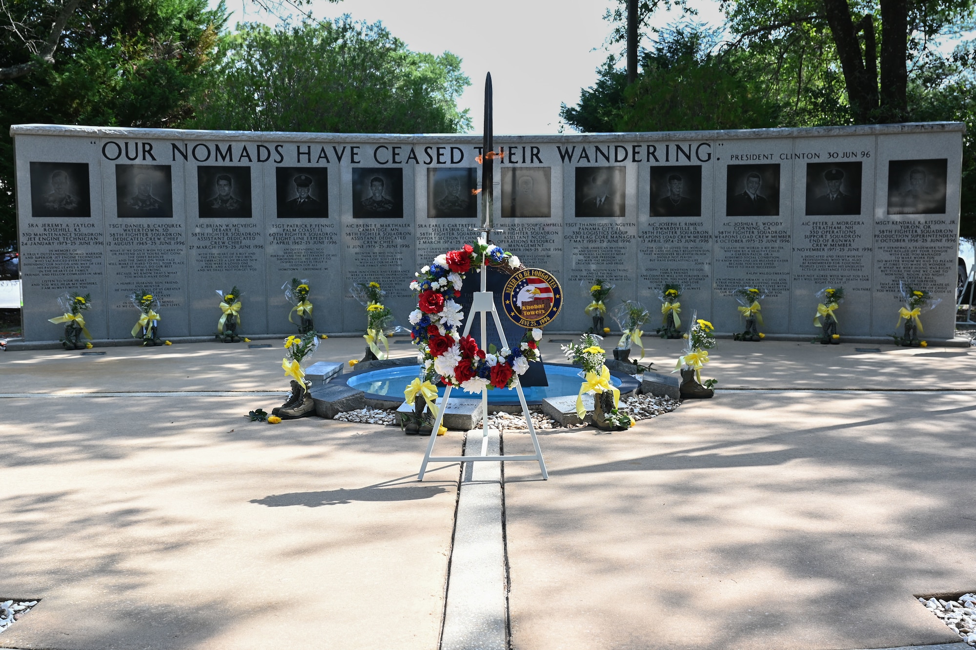 The 33rd Fighter Wing hosted the 29th annual Khobar Towers Memorial Ceremony.
