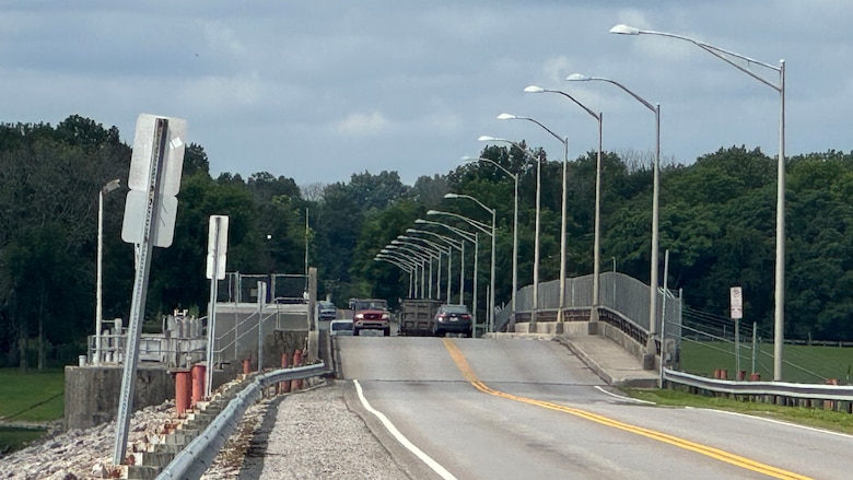 Bell Road is closing at J. Percy Priest Dam 7 a.m. to 3 p.m. Monday through Friday from July 21, until Aug. 1, 2025. The roadway remains open on the weekend (Saturday and Sunday, July 26-27). (USACE Photo by Dylon Anderson)