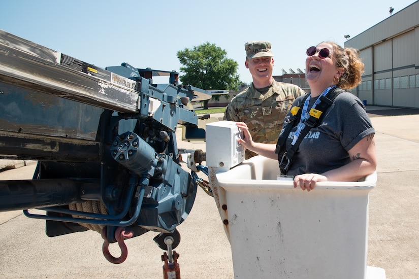 111th Attack Wing members conduct job demonstrations for their employers during the ESGR Bosslift event at Biddle Air National Guard Base in Horsham, Pa., June 25, 2025. The Employer Support of the Guard and Reserve (ESGR) Bosslift gave civilian employers a firsthand look at their employees’ military duties and the capabilities of the 111th Attack Wing and the Pennsylvania Air National Guard. (U.S. Air National Guard photo by Tech. Sgt. Timi Jones)