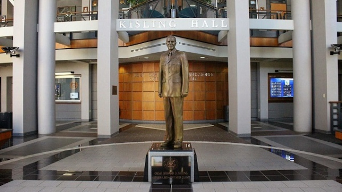Statue in AFSNCOA lobby