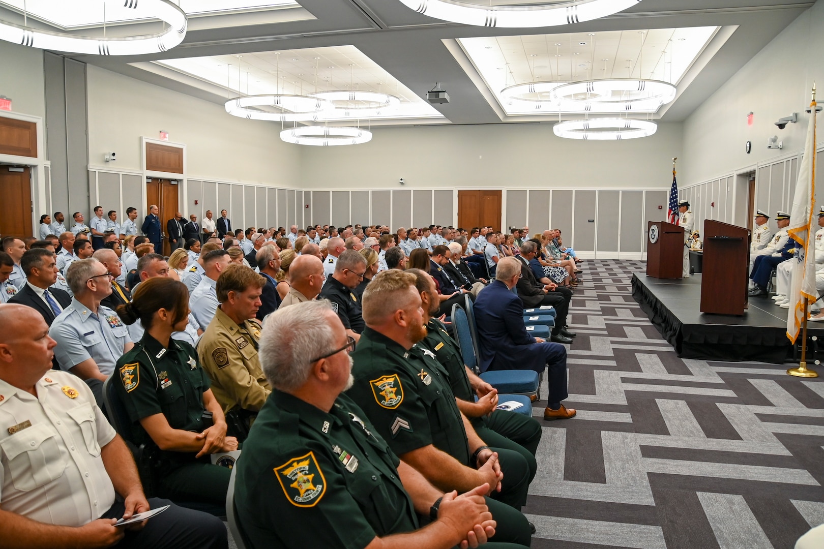 Coast Guard Sector Jacksonville holds change of command ceremony in Jacksonville, Florida