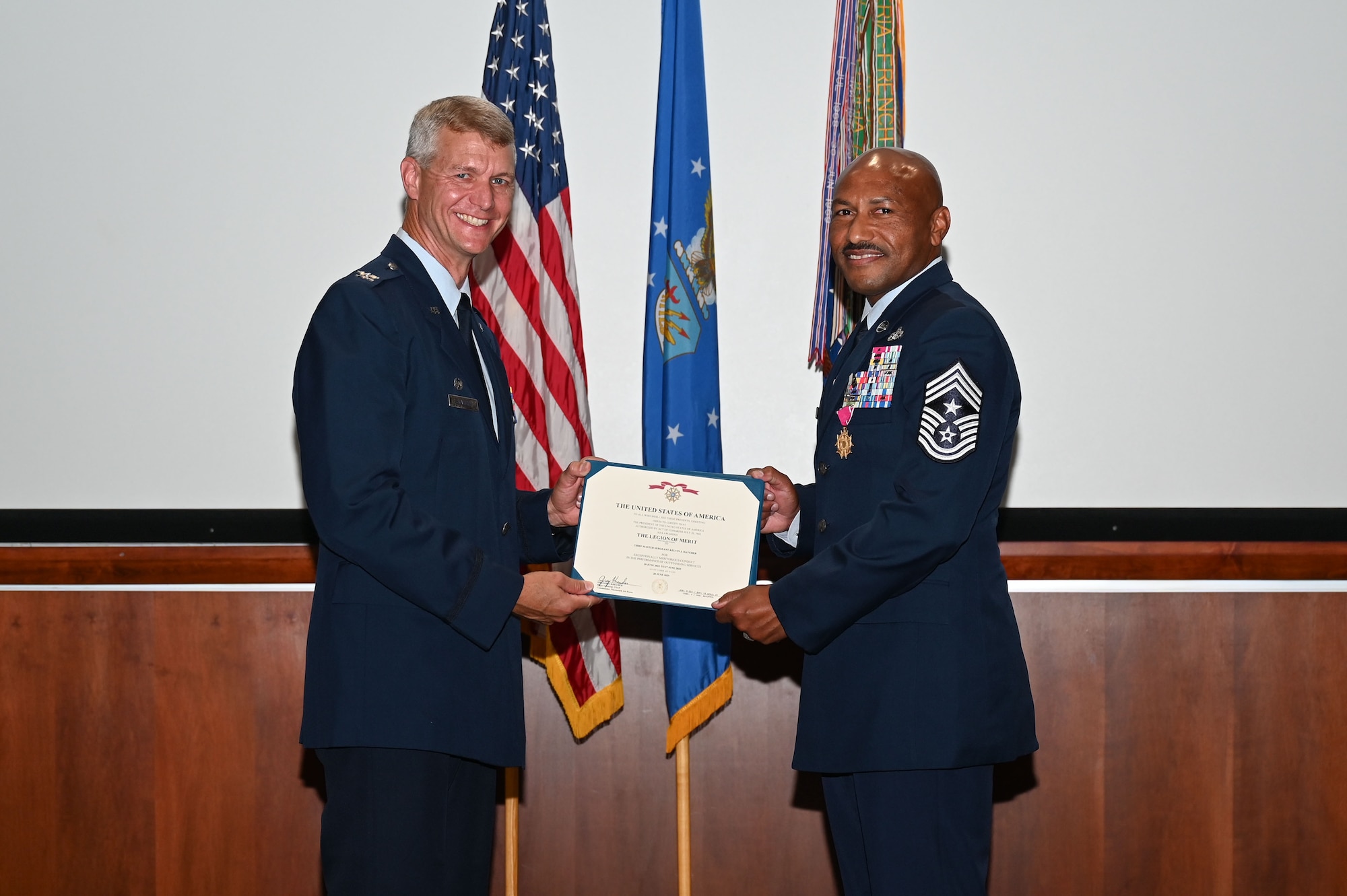 hief Master Sgt. Kelvin Hatcher has served as the 33rd FW command chief since June 2023 and will now serve as the new command chief of the 355th Wing at Davis-Monthan Air Force Base, Tucson, Arizona.