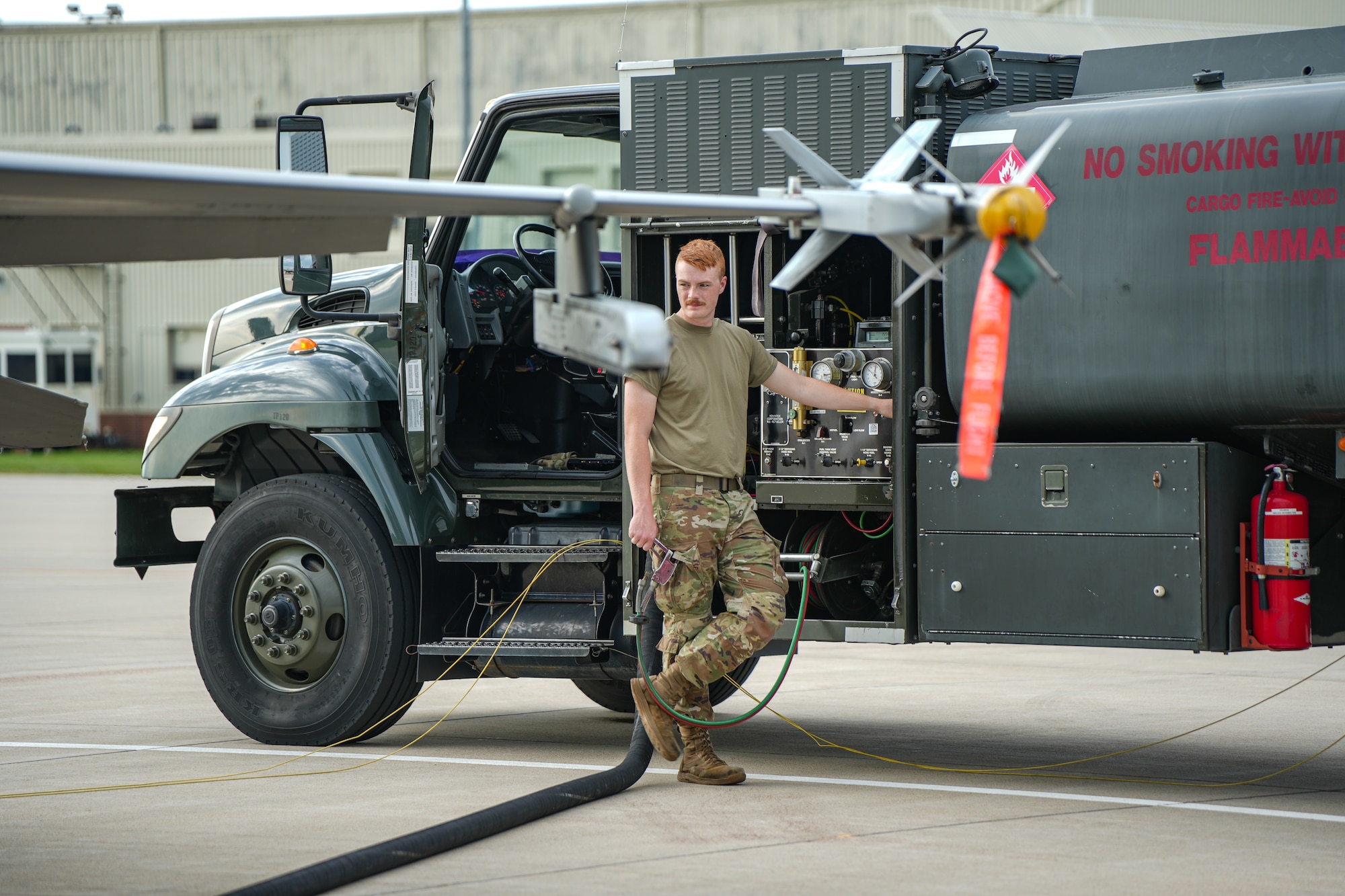 The 114th Fighter Wing conducted an elephant walk to demonstrate its ability to project fighter airpower.