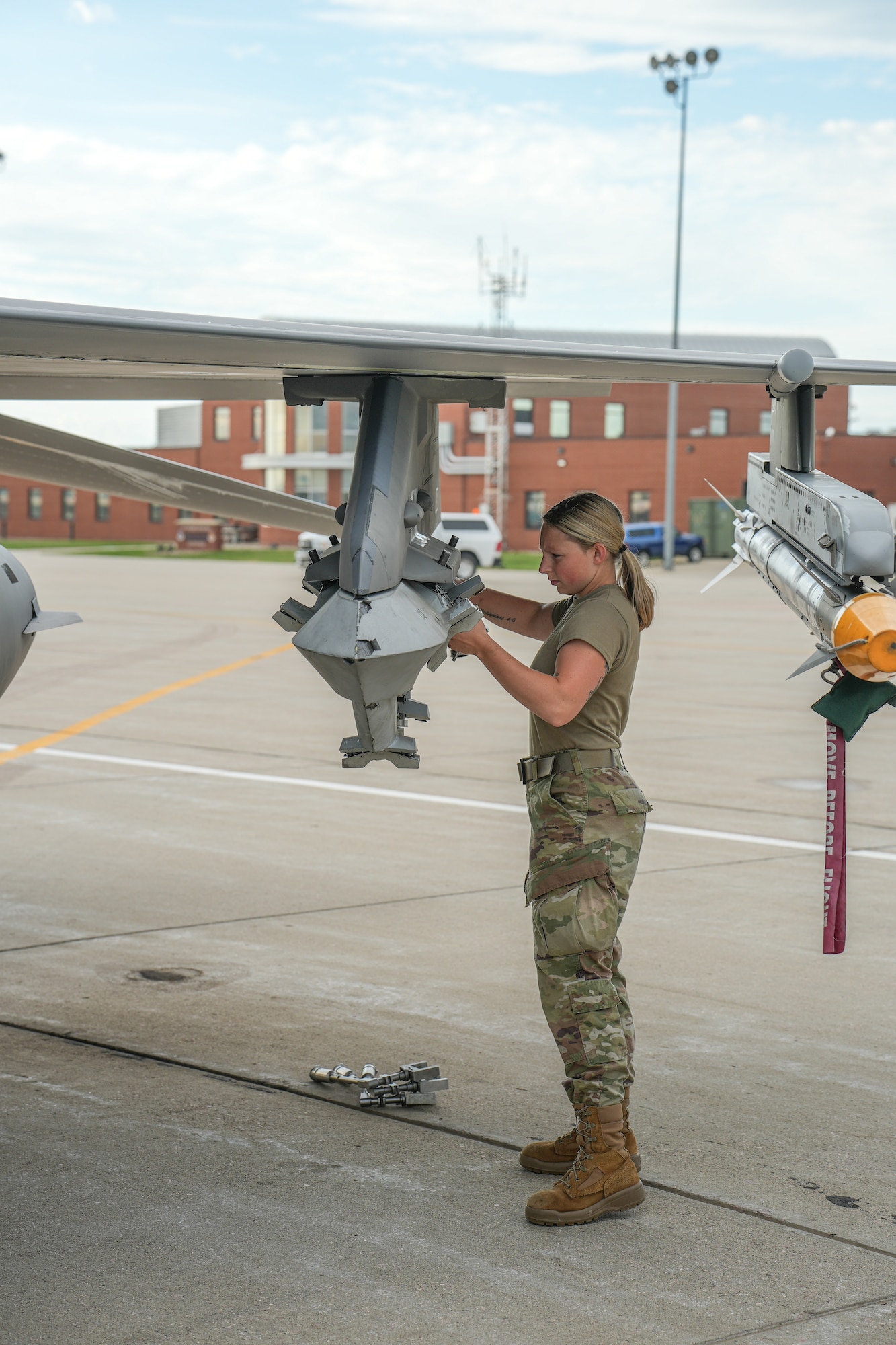 The 114th Fighter Wing conducted an elephant walk to demonstrate its ability to project fighter airpower.