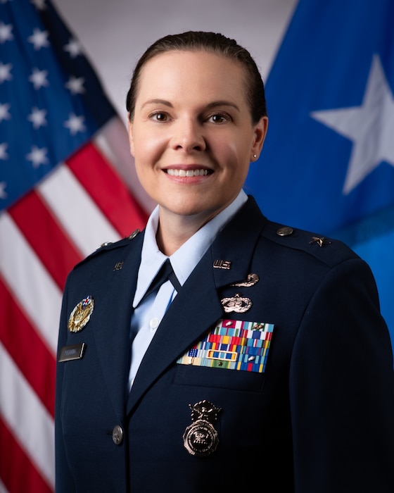 This is the official portrait of Brig. Gen. Molly A. Spedding