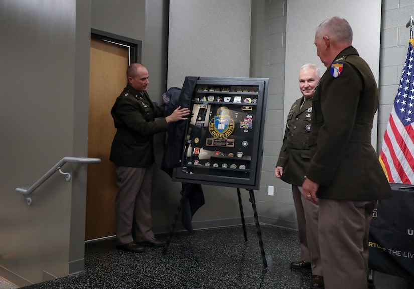 The ceremony also included presentations of the Order of Martin of Tours medallions to four former , now retired state chaplains.
