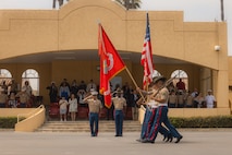 Lima Company Morning Colors Ceremony and Graduation