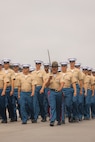 Lima Company Morning Colors Ceremony and Graduation