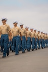 Lima Company Morning Colors Ceremony and Graduation