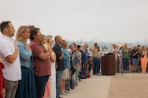 Lima Company Morning Colors Ceremony and Graduation