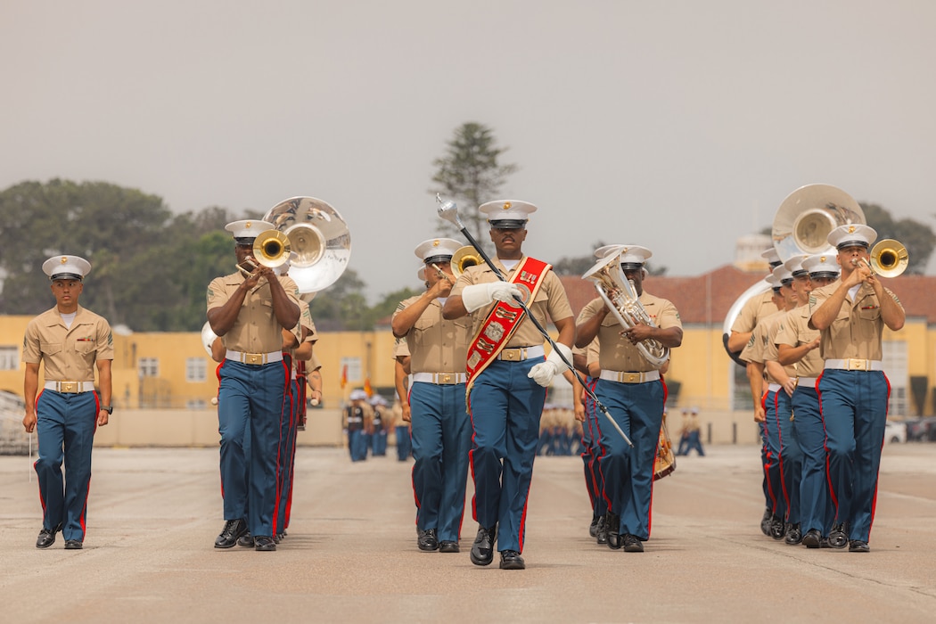Lima Company Morning Colors Ceremony and Graduation