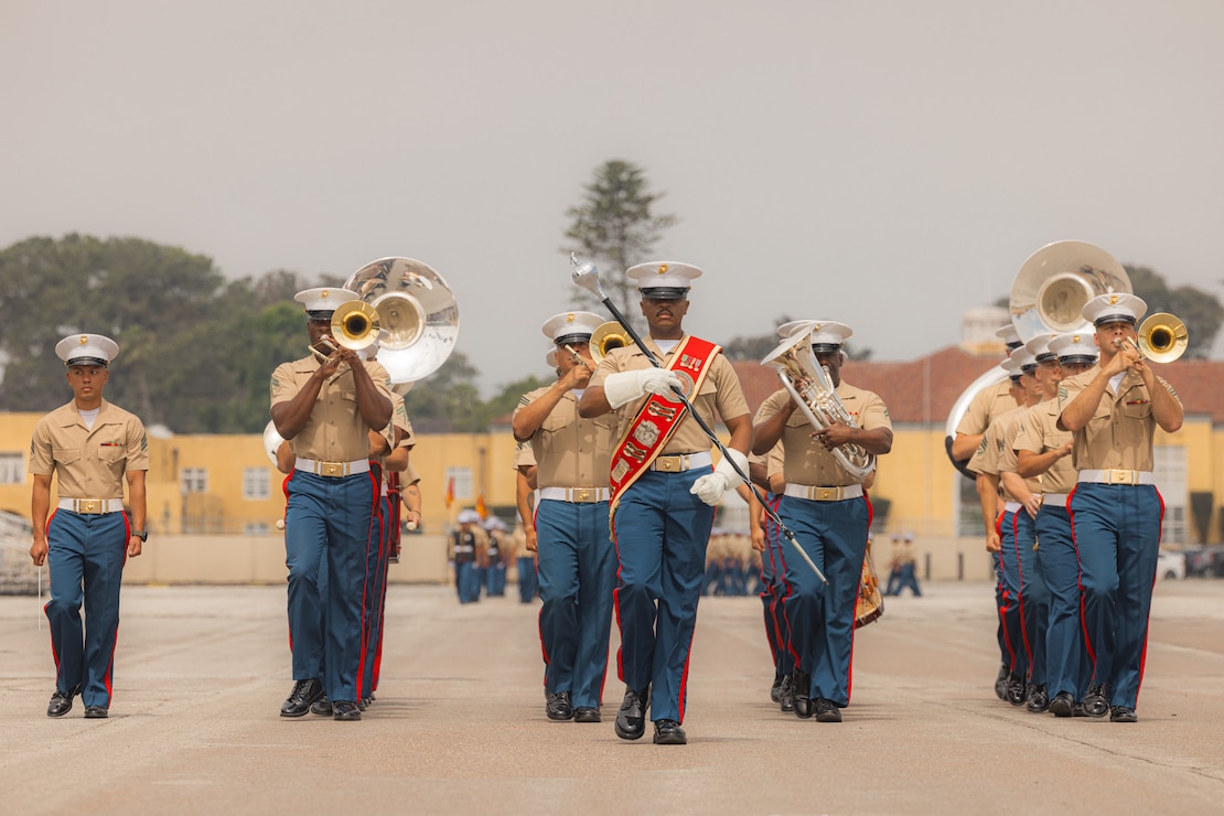 Lima Company Morning Colors Ceremony and Graduation