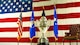 The Omaha Trophy awarded to the 91st Missile Wing, displayed on the Defender Dome stage at Minot Air Force Base, North Dakota, July 9, 2025. This prestigious recognition is given for excellence in areas such as intercontinental ballistic missiles, ballistic missile submarines, strategic bombers, and global operations