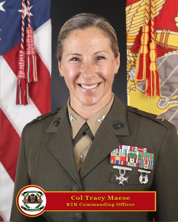 Colonel Tracy Ann Maese, Commanding Officer, Commanding Officer, Recruit Training Regiment, Marine Corps Recruit Depot, San Diego, CA