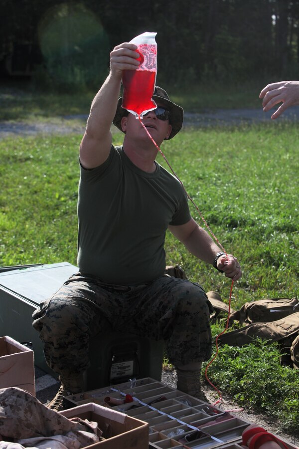 U.S. Navy HMC John Aldrich prepares to instruct a Combat Life Savers Course (CLS) at Atlantic Alliance '25 (AA25) on July 9, 2025.



AA25 maintains Marine Corps capabilities while implementing ground support and medical training such as CLS certifications.



(U.S. Marine Corps photo by LCpl. Kenneth Lambert)